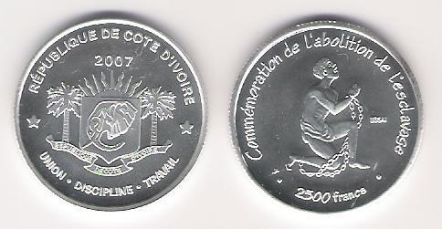 Ivory Coast 2500 Francs 2007