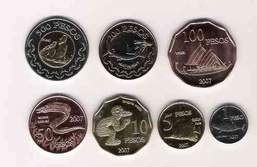 Easter Island Set 7 Coin 2007