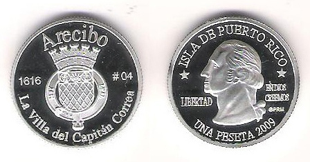 Arecibo, 1 Peseta 2009