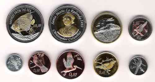 Reino de Redonda set 9 monedas 2009