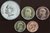 Lundy Island 5 coin set 2011
