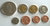 Nightingale Island 8 coin set 2011 1/2 pence-1 crown