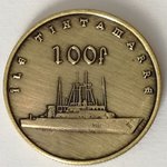 Île Tintamarre 100 francs 2017 brass