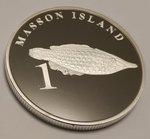 Masson Island, 1 dollar 2019